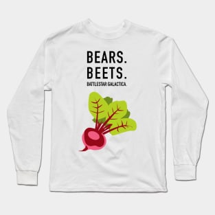 The office, bears, beets Long Sleeve T-Shirt